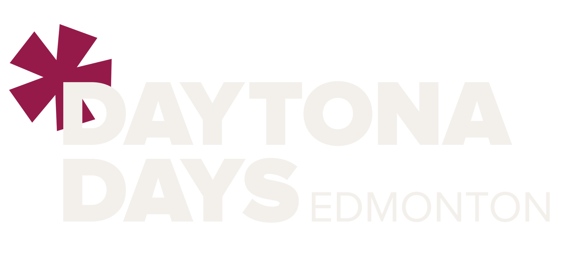 Daytona Days Header Title EDM